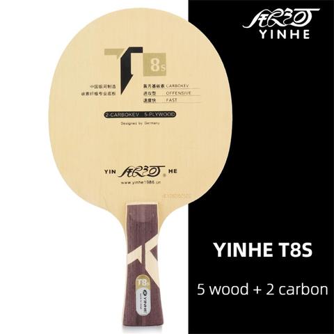 Genuine yinhe Galaxy T-8S Table Tennis Blade (T8s,5wood + 2 carbokev) Ping Pong Racket Base Raquete De Ping Pong ► Photo 1/6