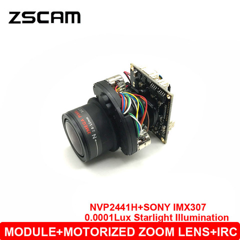 1080P AHD/CVI/TVI/CVBS 4 In 1 Surveillance Camera Module Manual Focus Autofocus Lens 2MP Starlight Sony 307 Chip Module With OSD ► Photo 1/1