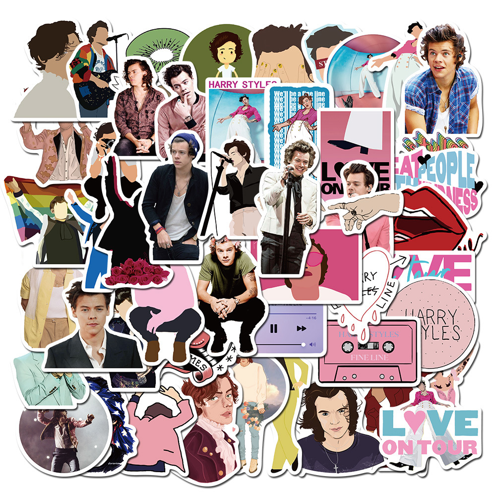 Details about   50PCS Singer Harry Styles Stickers Decal for Scrapbook Laptop Phone Guitar PS4 