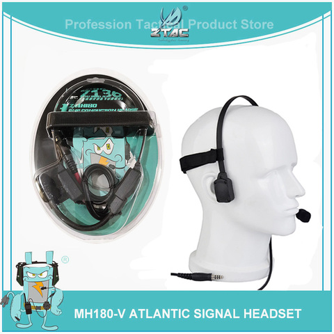 Z Tactical  Headphones MH180-V Sniper Z136 Atlantic Signal Airsoftsports Accessories Softair Tactical Headset PTT Z136 ► Photo 1/6