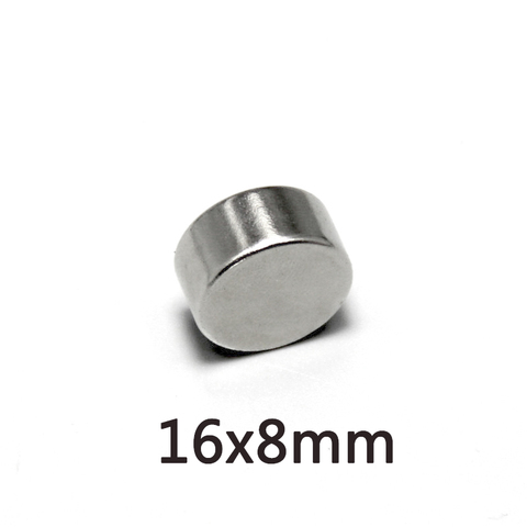 5/10/15pcs N35 16x8 mm Permanent NdFeB Super Strong Powerful Magnets 16mmx8mm N35 Round Magnet 16x8mm Neodymium Magnetic 16*8 ► Photo 1/4