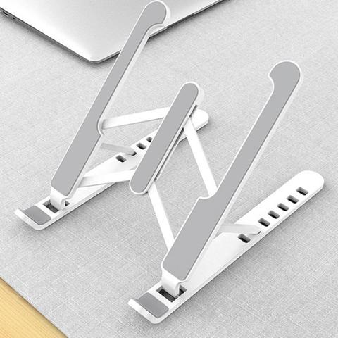 Adjustable Foldable ABS Laptop Tablet Stand Portable Desktop Holder Mounts Laptop Accessories For Macbook Pro Air Notebook Stand ► Photo 1/6