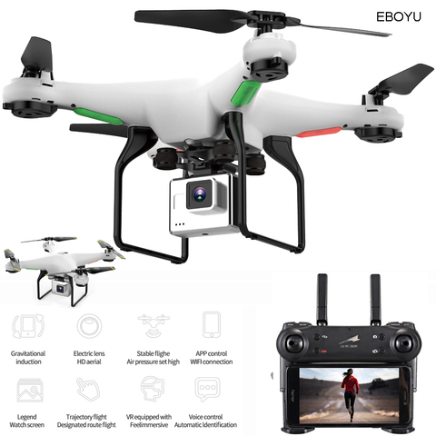 EBOYU L500 2.4Ghz RC Quadcopter 720P HD Camera Wifi FPV RC Drone 6-Axis Gyro One Key Return/Off/Land Altitude Hold Headless RTF ► Photo 1/6