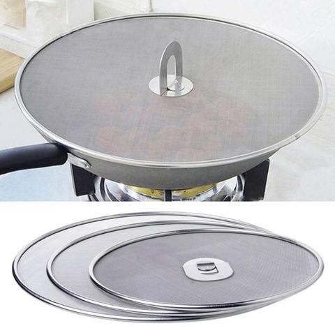 Kitchen Oil Proofing Lid Filter Foldable Handle Frying Pan Cover Splatter Screen Spill Proof Kitchen cooking Tools ► Photo 1/6