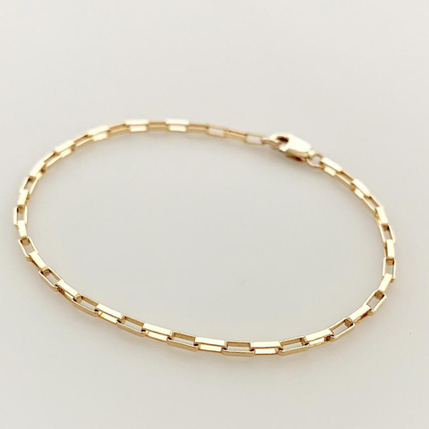 14K Gold Filled Chain Bracelet Handmade Jewelry Boho Charms Bracelets Vintage Anklets for Women Bridesmaid Gift Gold Bracelet ► Photo 1/5