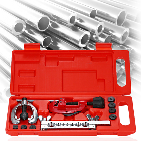 Metric Cutter tool kit Copper Brake Fuel Pipe Repair Double Flaring Dies Tool Set For Cutting Flaring Tools for Refrigeration ► Photo 1/6