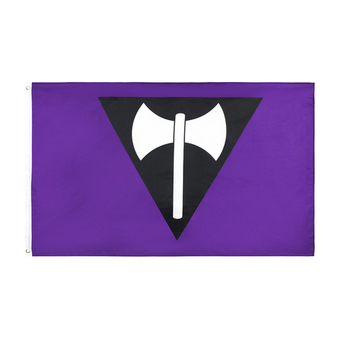 Xiangying 90x150cm LGBTQIA LGBT rainbow butch labrys lesbian pride flag ► Photo 1/6