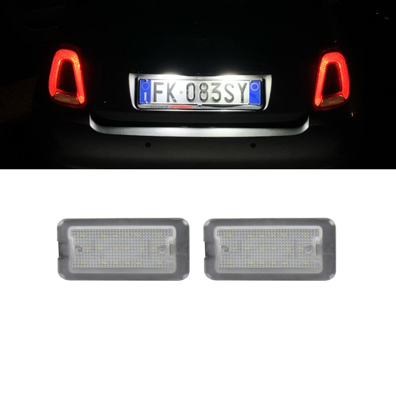 Price History Review On 2x Led License Number Plate Light For Fiat 500 C Abarth Canbus Targa Aliexpress Seller Newm Led Lamps Store Alitools Io