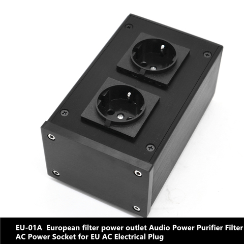 EU-01A  European filter power outlet AC Power Socket for EU AC Electrical Plug DAC tube Audio amplifier ► Photo 1/6