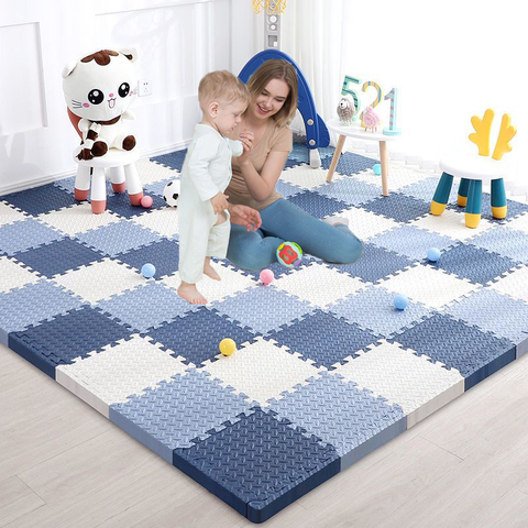 2022 NEW Baby Foam Crawling Mat Children EVA Educational Toys Kids Soft Floor Game Mat Chain Fitness Brick Gym Game Carpet 1cm ► Photo 1/6