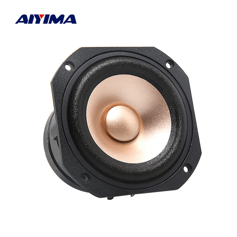 AIYIMA 1Pc 4 Inch Full Range Audio Speaker 4 Ohm 100W Home Theater Sound Music Car Speaker Dual Magnet 25 Core Loudspeaker ► Photo 1/5