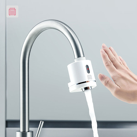 DIIIB Automatic Induction Water Saver For Kitchen Bathroom Nozzle Tap Faucet Smart Sensor Faucet Bubbler No Charging for 5 Years ► Photo 1/6