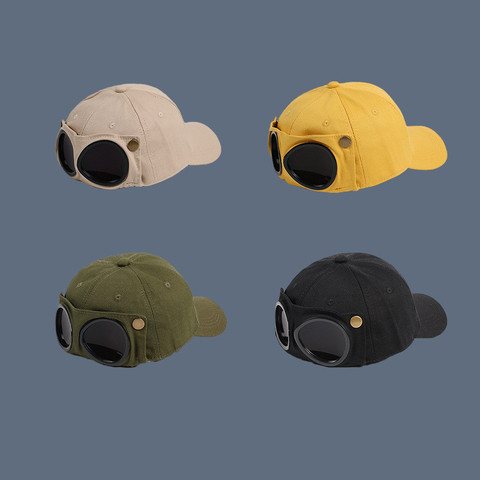 LDSLYJR Pilot styling cotton Casquette Baseball Cap Adjustable Snapback Hats for men and women 200 ► Photo 1/6