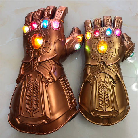 1: 1 LED Light  Thanos  Gloves Cosplay Halloween Costume Props  Endgame 4 Quantum ► Photo 1/6