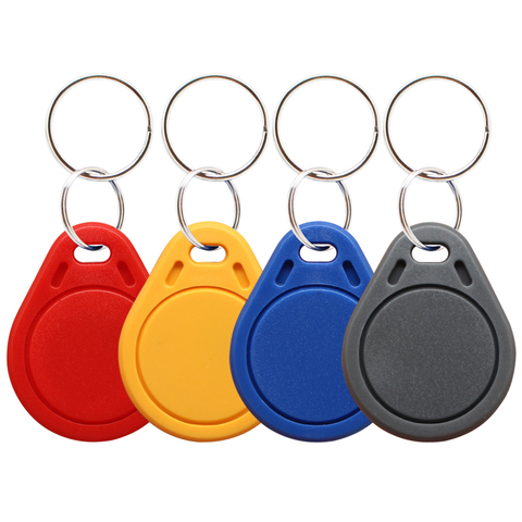 10Pcs RFID Keytags Mifare 13.56MHz 14443A M1 S50 Small Smart IC Key Ring Tag Keyfob Token Nfc Access Control Keycard ► Photo 1/6