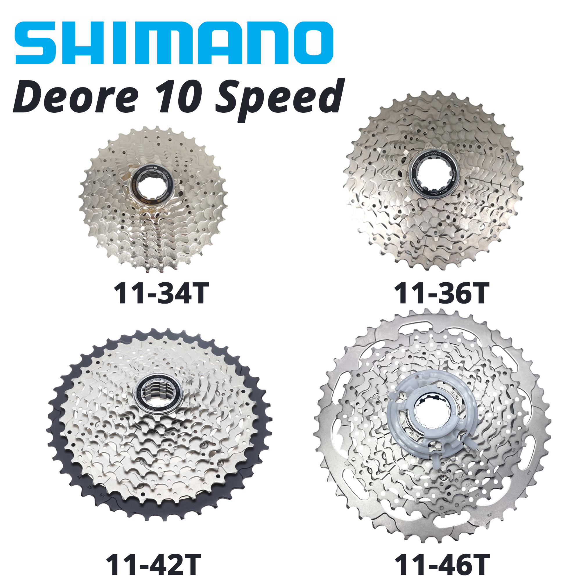 SHIMANO XT M771 10 SPEED---11-34T MTB MOUNTAIN BICYCLE CASSETTE