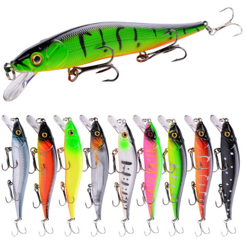 1pcs 11.5cm 14g Floating Minnow Fishing Lures Wobblers Crankbaits Topwater Sea Carp  Artificial Hard Baits Pesca Fishing Tackle ► Photo 1/6