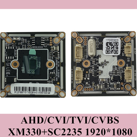 1920*1080 1080 2.0MP AHD Camera Module Board XM330+2235E 38*38mm UTC BNC DC 12V CCTV Security Surveillance ► Photo 1/6