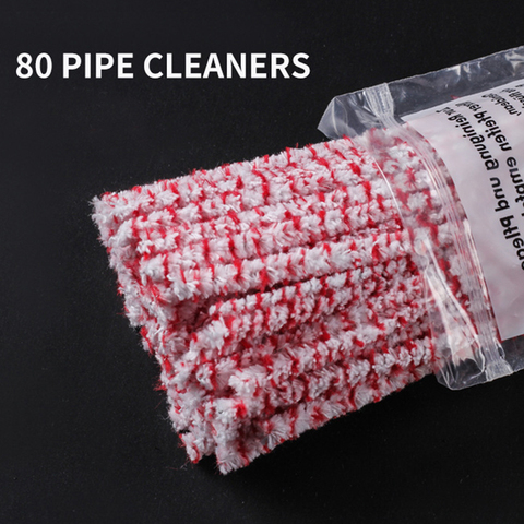 80pcs High Quality Cotton Smoking Pipe Cleaners Smoke Tobacco Pipe Cleaning Tool Cigarette Holder Accessories ► Photo 1/5