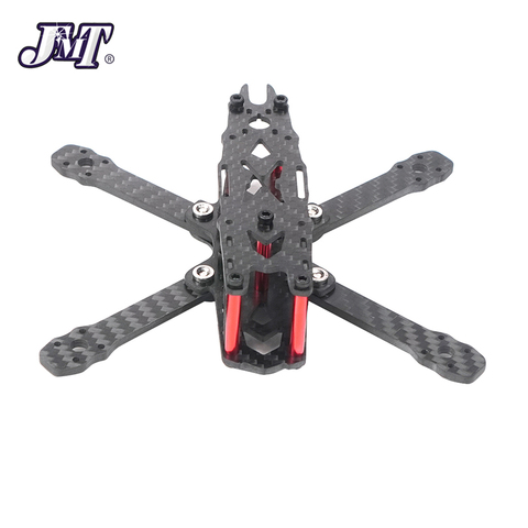 JMT FS135 135mm Wheelbase Mini FPV Frame Kit Carbon Fiber CF Rack For DIY FPV Racing Drone Quadcopter 3 inch Prop 1103/1104/1305 ► Photo 1/6