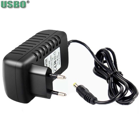 Black 3V 5V 6V 9V 7V 7.5V 12V 1A 1.5A 2A EU US dc power adapter 5.5*2.5mm AC to DC 3V 1A 1m cable Thailand Russia power charger ► Photo 1/6