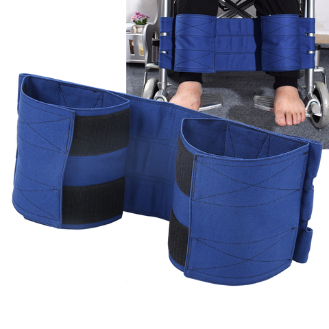 Wheelchair Footrest Non-Slip Adjustable Leg Restraint Strap Seat Belt Elderly Patients Wheelchair Limbs Fixed Belt Brace Support ► Photo 1/6