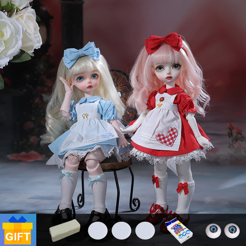 isoom Roko & Nitta Doll BJD 1/6 Trio Dolls Movable Joint Fullset Fashion Toys for Girls Gifts YOSD Cute Doll ► Photo 1/6