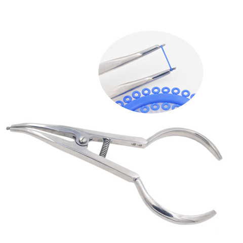 Dental Separator Placing Pliers Orthodontic Elastic Separators Circle Rubber Ring Steiner Ligature Pliers Ligature Ties Forceps ► Photo 1/6