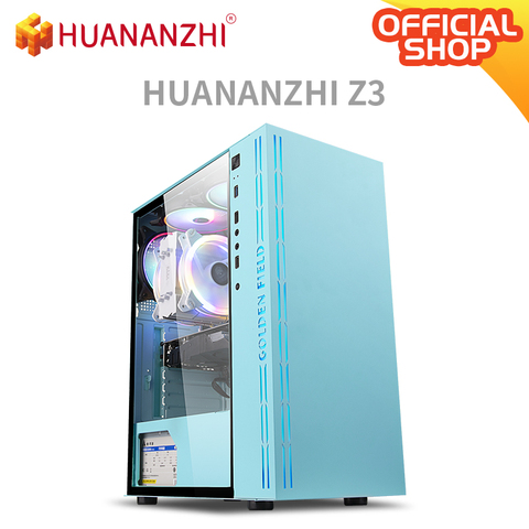 HUANANZHI Z3 Office Gaming E5 Desktop Computer cpu 2620V3 DDR4 2*8G Gaming Card GTX 1050TI 4G SSD 240G High cost performance PC ► Photo 1/4