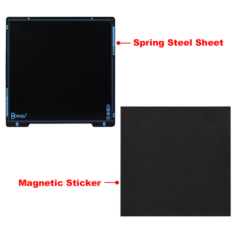 BIQU SSS B1 Super Spring Steel Sheet+Flex Magnetic Sticker Heatbed PEI 220x220 310x310 3D Printer Parts For ender3 upgrade CR10 ► Photo 1/6