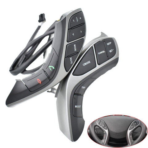 For Hyundai Elantra 2012 2013 2014 MT Multifunction Control Steering Wheel Buttons volume audio cruise function switch ► Photo 1/6