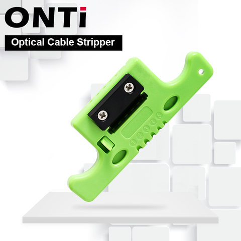 ONTi Fiber Optical Cable Ribbon Stripper Miller MSAT 5 Loose Tube Buffer Mid-Span Access Tool 1.9mm to 3.0mm Replaceable Blade ► Photo 1/6