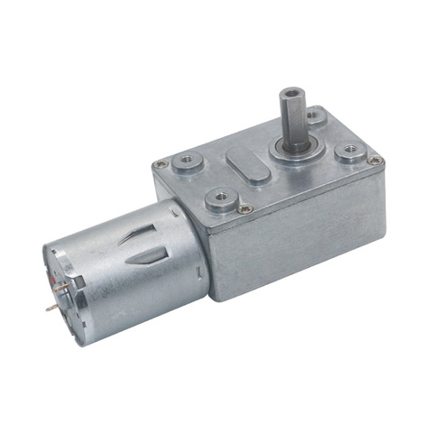 Wholesale JGY-370 High Torque 2-210rpm Low Speed 6v 24v 12v dc Motor Electric Motor Worm Gear Motor with Square Gearbox ► Photo 1/5