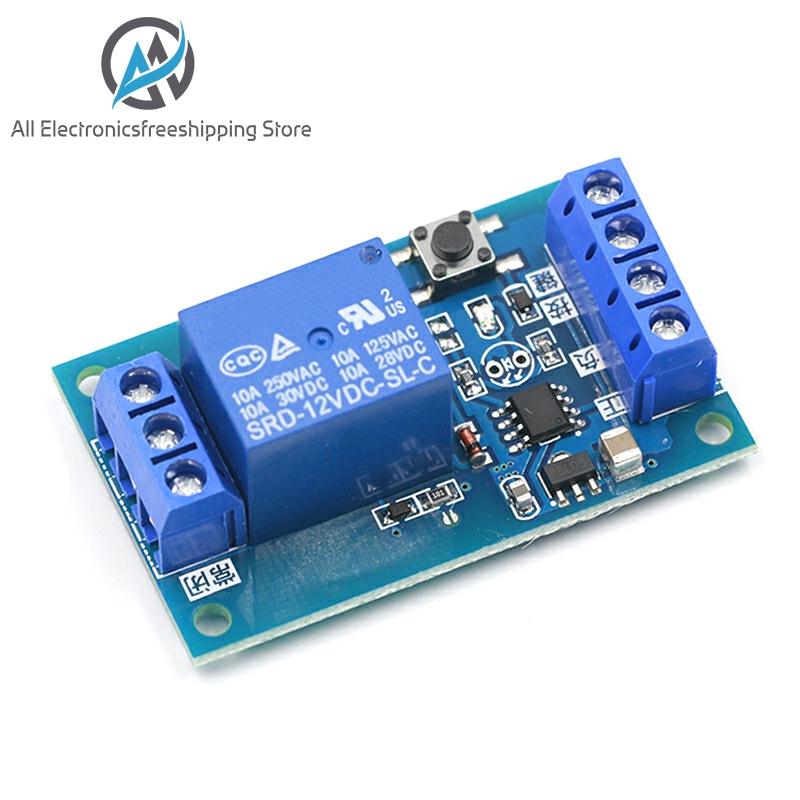 DC 12V Bond Bistable Relay Module Car Modification Switch Start Stop Self-Locking 828 Promotion Board ► Photo 1/1