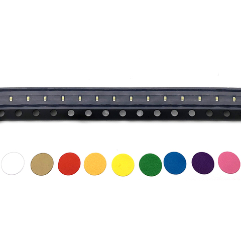 100pcs LED 0402 1005 SMD bead Warm White/Cool white/RGB/Red/Orange/Yellow/Green/ice blue/Purple UV/Pink light emitting diode ► Photo 1/1