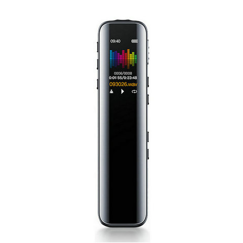 USB Sound Recorder Rechargeable Digital Audio Sound Recorder Dictaphone MP3 Player DSP Noise Reduction HD Recording 16GB 32GB ► Photo 1/6