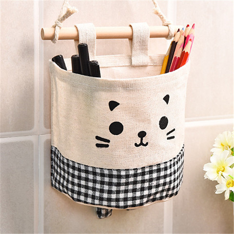 Buy Online Fabric Cotton Pocket Storage Wall Hanging Storage Bags Pockets Organizer For Cosmetics Storages Containers Storage Bags Alitools