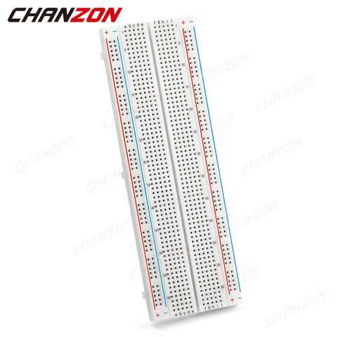 1pc Breadboard with 830 Tie Points MB-102 Solderless Prototype Universal PCB Bread Board for DIY Kits Arduino Proto Raspberry Pi ► Photo 1/6