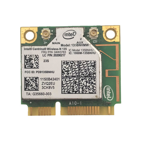 For G400 G400S G500 G500S  Intel Centrino Wireless-N 135 135BNHMW N135 WiFi Card+Bluetooth 4.0 04W3783 ► Photo 1/2