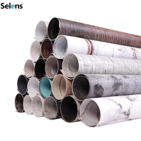 INS Photo Studio 58X86cm 2sides PVC Photography Wood Backdrops Waterproof Marble Background for Camera Photo ► Photo 1/6