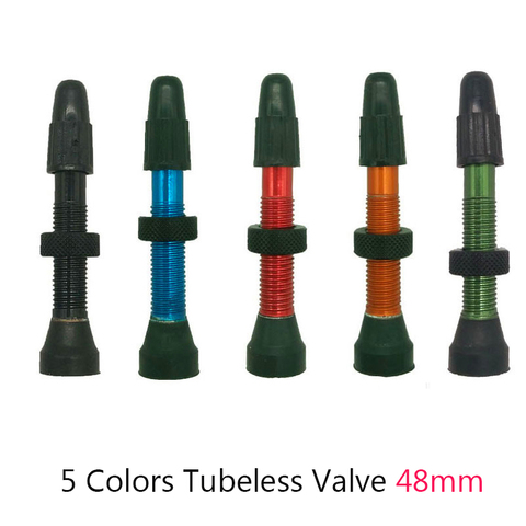 1 PCS 48mm Bicycle Tubeless Presta Valve for Road Bike MTB Tubeless Ready Tire Tyre Valve Presta 48mm ► Photo 1/6