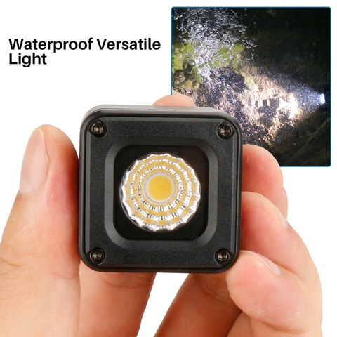 Ulanzi L1 10m Underwater LED Video Light Waterproof Dimmable LED Video Lamp on Camera for Nikon Canon GOPRO SJCAM Action Cameras ► Photo 1/6