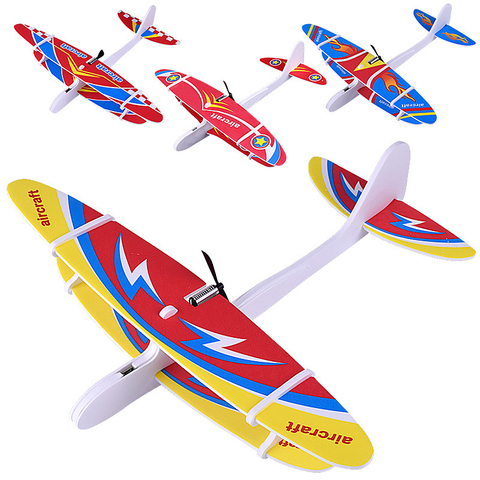 Electric Hand Throw Airplane Foam Launch Fly Glider Planes Model Aircraft Outdoor Fun Toys For Children Party Game Outdoor Toy ► Photo 1/6