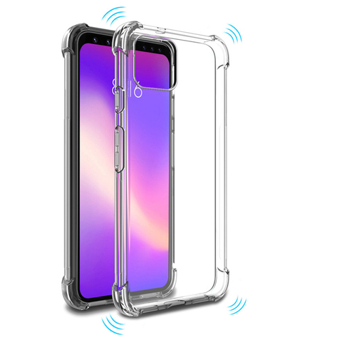 Airbag Shockproof Case for Google Pixel 5 XL Silicone TPU Phone Cover for Pixel 5 4 3 2 4A 3A 5XL 4XL 3XL 2XL Transparent Soft ► Photo 1/6