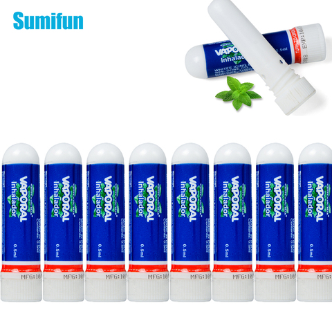 Sumifun 10Pcs Original Thailand Herbal Nasal Inhaler Nasal Essential Oils Rhinitis Mint Cream Nose Cold Cool Ointment P0076 ► Photo 1/6