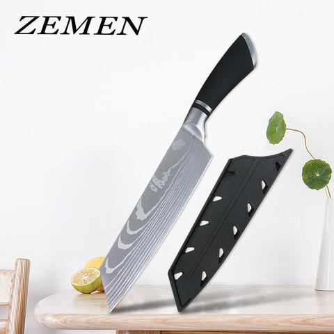 8 Inch Chef Knife Sharp Durable Stainless Steel Cleaver Chopping Cutting Slicing Fish Veget Meat Multi-function Kitchen Tool ► Photo 1/6