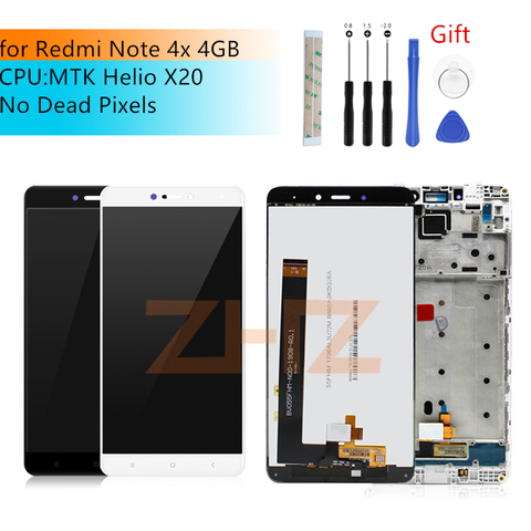 for Xiaomi Redmi Note 4X MTK helios 4GB lcd display Touch Screen Digitizer assembly with Frame Note4X Pro screen repair parts ► Photo 1/6