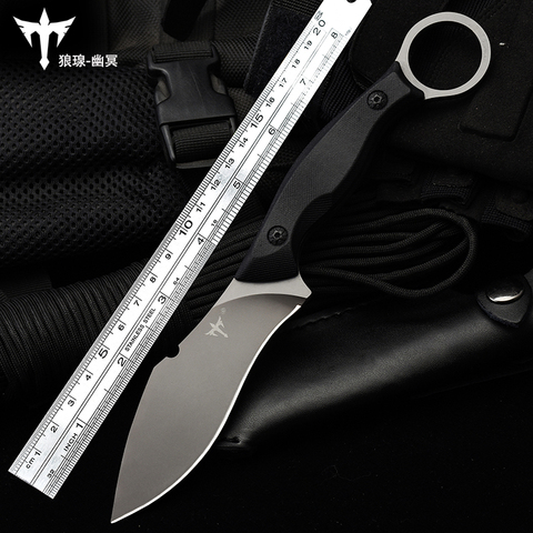 Voltron Outdoor tactical straight knife, self-defense military wilderness survival special forces sharp portable knife ► Photo 1/6