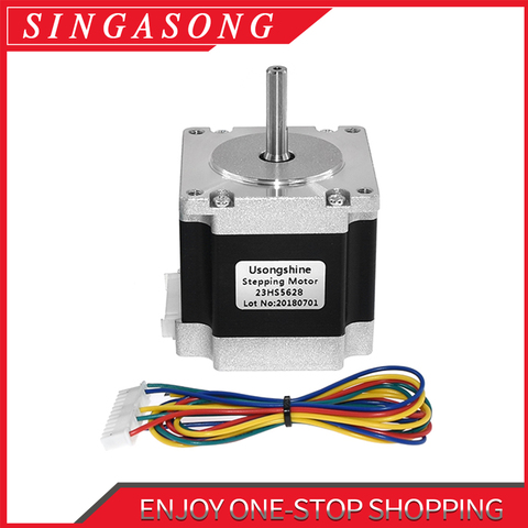 Nema23 23HS5628 4 Lead Nema 23 Stepper Motor 57 165 Oz-in 56mm 2.8A  6.35mm/8mm TB6600 CNC Laser Grind Foam Plasma Cut - Price history & Review, AliExpress Seller - Usongshine Official Store