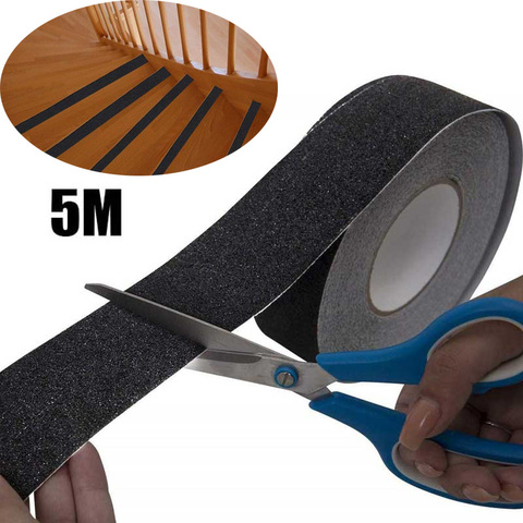 2.5x5M/5x5M Non Slip Safety Grip Tape Indoor/Outdoor High Friction  Anti-Slip Stickers Strong Safety Traction Tape Stairs Floor ► Photo 1/6